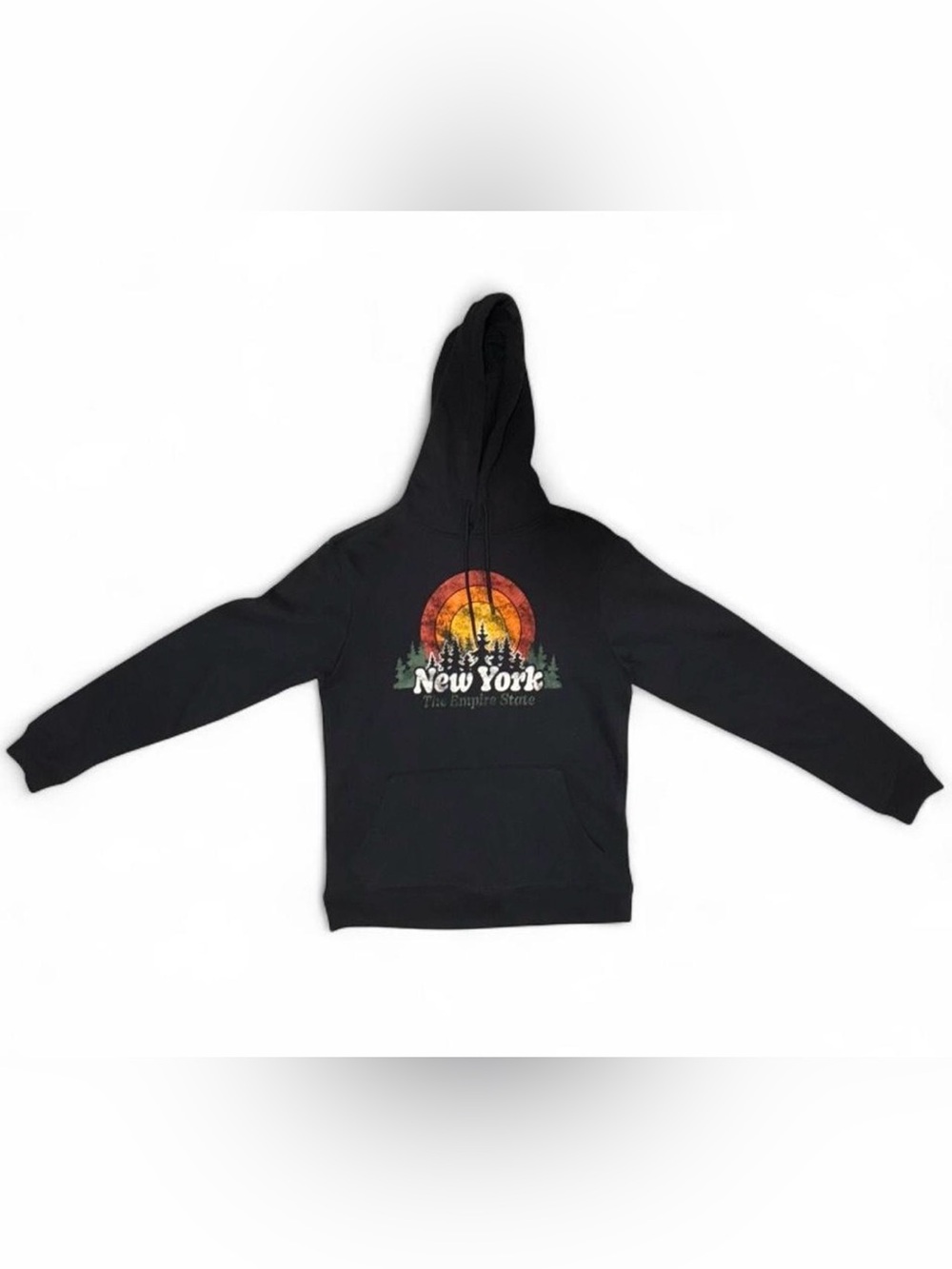 New York Graphic Black Hoodie - Men’s Sweater